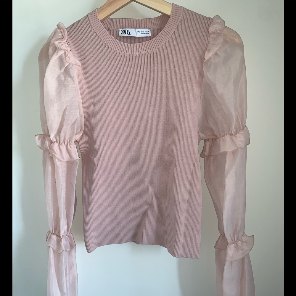 Puffy sleeve ZARA top